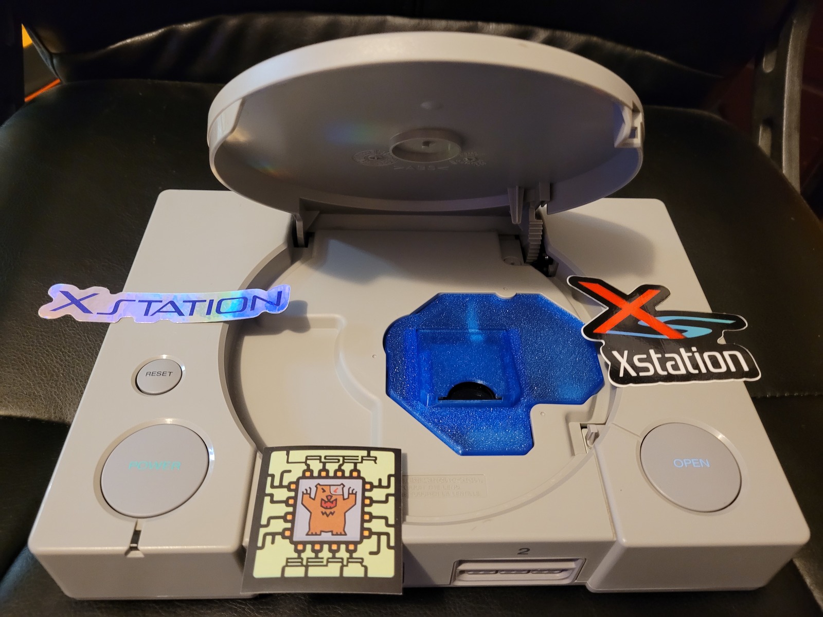 Original PS1 with psio installed Unable to read the CD-ROM drive Memory  card not included