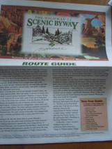 The Highway 12 Scenic Byway Route Guide Newspaper National Park Service ... - $6.99
