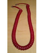 Red Coiled Phone Telephone Handset Cable - Choose Your Quantity! - £5.22 GBP+