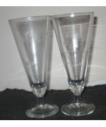 Princess House HERITAGE Pilsner Beer Glasses Set of 2 Cut Crystal Glass ... - €16,61 EUR