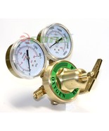 Dual Welding Gauge Brass Regulator Oxygen CGA 541 Fit Victor Type Torch - $58.97 CAD