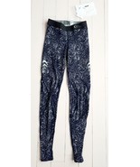 C3fit Performance Long Tights Sport Made in Japan Sport Dark Navy / Marb... - $79.58