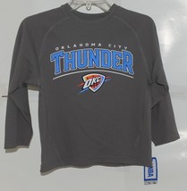 NBA Licensed Oklahoma City Thunder Gray Medium 8 10 Long Sleeve Shirt image 1