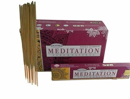 Deepika Meditation Fragrance Roulé à la main Aggarbati Masala Bâton... - $16.89