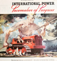 1947 International Harvester Tractors Advertisement Agriculture Farming ... - $42.29 CAD