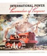 1947 International Harvester Tractors Advertisement Agriculture Farming ... - €25,75 EUR