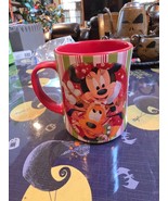 Disney Store Exclusive Christmas Candy Cane Mickey, Minnie, Pluto Mug Kiss  - $51.85 CAD