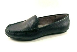 Aerosoles Over Drive Black Leather Flat Slip On Loafers - £63.49 GBP