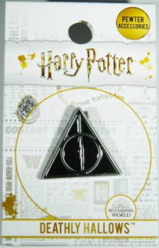 Primary image for Harry Potter The Deathly Hallows Logo Thick 3D Pewter Metal Lapel Pin NEW UNUSED