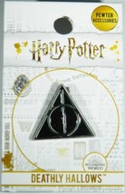 Harry Potter The Deathly Hallows Logo Thick 3D Pewter Metal Lapel Pin NEW UNUSED - £4.74 GBP