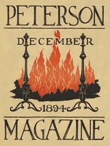 Wall Decor Poster.Home Room art design.1894 Magazine cover.Fireplace fire.11687 - £13.22 GBP+