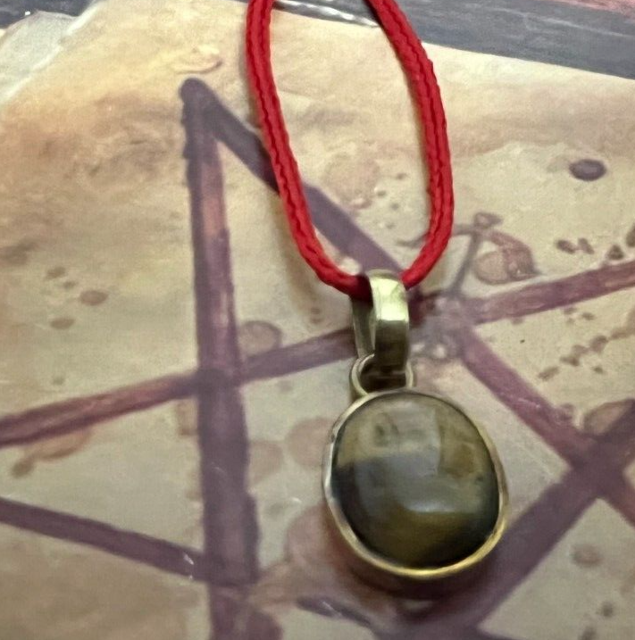 Evll Eye Medallion Protect Luck Pendant Energized Removes Negativity wea... - $68.26