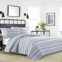 Nautica Quilt Set All Season Cotton Bedding with Matching Sham, Lightweight &amp; Re - £117.05 GBP