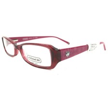 Coach Eyeglasses Frames MIRANDA 2014 BERRY Pink Rectangular Cat Eye 48-16-135 - $46.54