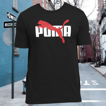 Nwt Puma Msrp $42.99 Over The Top Men&#39;s Black Crew Neck Short Sleeve T-SHIRT S - £14.85 GBP