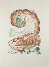 &quot;Le Scorpion&quot; Por Raymond Peynet Firmado Edición Limitada 45/220 Grabado - £741.37 GBP