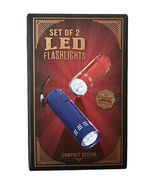 The Original Fun Workshop Set of 2 Led Flashlights - Compact Design - £9.27 GBP