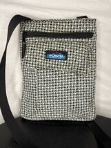 Kavu Keeper Crossbody Bag Blue &amp; Cream Tweed Adjustable Shoulder Strap - €21,61 EUR