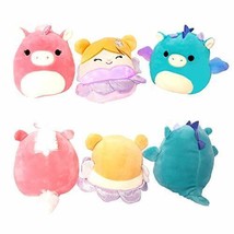 Squishmallows Fantasy Pals Gift Set 1 Board Book + 3 Characters 4.5&quot; Each - £29.67 GBP