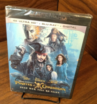 Pirates of the Caribbean Dead Men Tell No Tales (4K+Blu-ray-No Dig)Free Shipping - £13.51 GBP