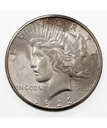 1923-S $1 Silver Peace Dollar in Choice BU Condition, Terrific Eye Appeal - $1,818.96 MXN