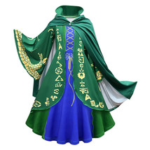 Cosplay Kids Hocus Pocus Winifred Sanderson Costume Party Dress Halloween Suit - £11.78 GBP