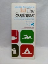Vintage 1975 Lakeside Recreation In The Southeast Army Office Chief Engineer Map - £28.48 GBP
