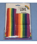 Rainbow HEADBAND &amp; SWEATBANDS &quot;Season of Love&quot; PRIDE - $242.33 MXN