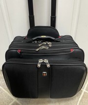 Swiss Gear Laptop Rolling Briefcase on Wheels LOTS OF POCKETS &amp; SECTIONS - $26.24