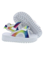 Fila Spot Eva Sandal Baby Girls Shoes Size 10 White/Multi Color Rainbow Infant - £14.38 GBP