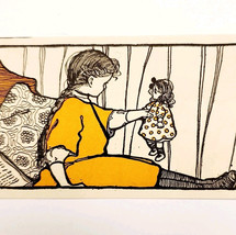 1913 Jane Boyer Art Illustration Print Mary Frances Thimble People Doll ... - $19.99