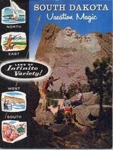 South Dakota Vacation Magic Magazine 1950&#39;s Land of Infinite Variety - $13.86