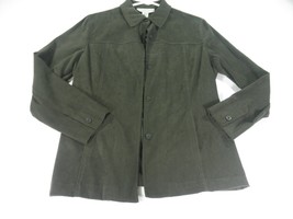 Norton Mcnaughton Jacket Womens Size 10 Collared Green Lined - $9.90