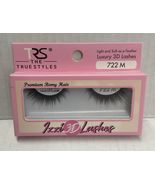 IZZI 3D LASHES LIGHT &amp; SOFT AS A FEATHER LUXURY 3D LASHES #722 M HUMAN R... - $2.59
