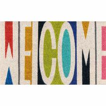 Misc Aloha Welcome Coir Doormat 1&#39;6&quot; X 2&#39;6&quot; - Ivory Graphic Casual Novel... - $35.99