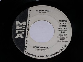 Storybook Chevy Van 45 Rpm Record Vintage Mega 1226 Promo VG+ - $7.99