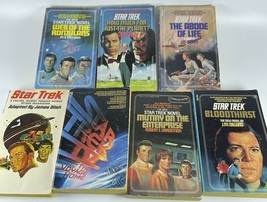 STAR TREK Lot Of 7 Paperbacks Including Book1 by James Blish IV Voyage Home VTG - £11.71 GBP