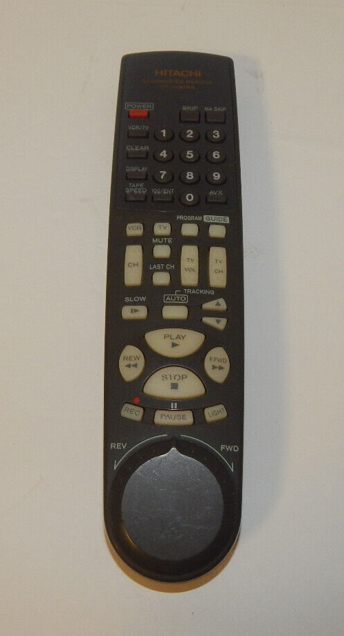 Primary image for Hitachi VT-RM625A Remote VHS VCR VTF530 VTUX625 IR Tested Works