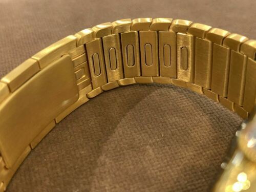 24K Gold Plated 45MM Apple Watch SERIES 7 DIAMOND POLISHED Apple Link Bnd CUSTOM Item image 3