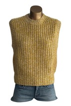 White + Warren air plush vest in ANTIQUE GOLD MARL - size XS - £119.67 GBP