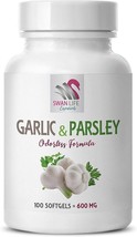 garlic supplement odorless - GARLIC AND PARSLEY - kidney stones 1 Bottle 60 Caps - £13.65 GBP