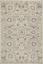 HomeRoots 352976 7 ft. 7 in. x 10 ft. 10 in. UV-Treated Polypropylene Beige &amp; Gr - £270.89 GBP