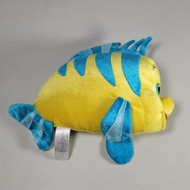 Little Mermaid Flounder Plush Toy Stuffed Fish Authentic Disney Parks - £10.40 GBP