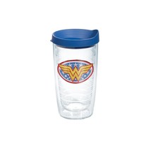 Tervis DC Comics Wonder Woman Emblem 16 oz. Tumbler W/ Lid Superheroes Cup NEW - £10.41 GBP