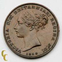 1858 Jersey 1/26 Chelín Cobre Moneda En Au, Km # 2 - £91.55 GBP
