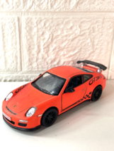 5 Inch Porsche 911 GT3 RS 1/36 Scale Diecast Model by Kinsmart - Orange - £7.89 GBP