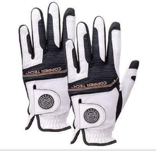 Men&#39;S Golf Gloves ~ 2-Pack ~ Copper-Infused ~ Worn on Right Hand for the Left-Ha - £36.35 GBP