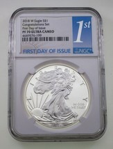 2018-W S $1 Silber American Eagle Congratulations Ausgewählten Von NGC P... - £130.09 GBP
