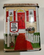 Vintage Nestle Toll House Tin-Made In England-Small Cottage Shape - £11.87 GBP