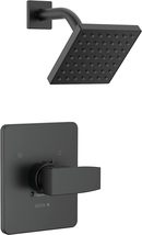 Delta T14267-BL-PP Modern 14 Shower Trim Kit (NO Valve) - Matte Black - $96.90